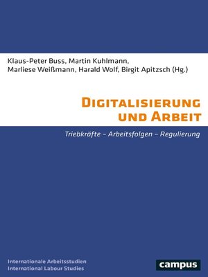 cover image of Digitalisierung und Arbeit
